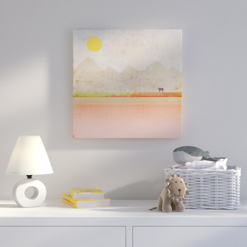 « roaming free », art sur toile, H 14 po x l 14 po