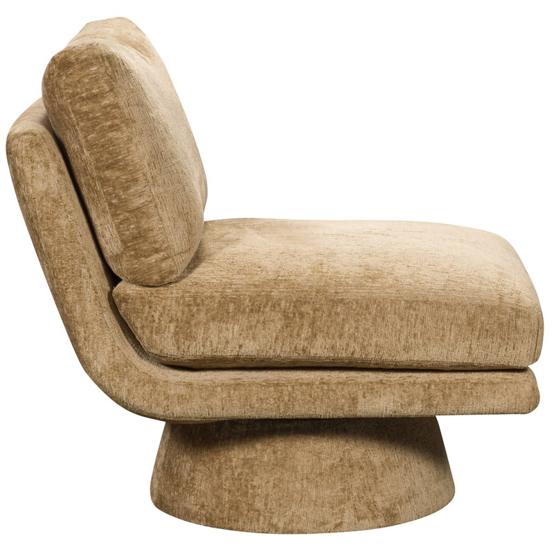 Mira Swivel Chair, Callaloo Cotton