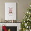 52_Farm Christmas Pig Premium, toile tendue avec châssis - prête à être accrochée-1058153610