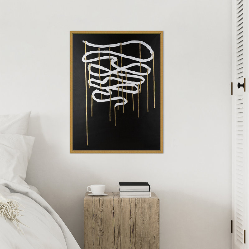 «Weeping Ribbon II» par Michael Willett, reproduction d'art sur toile encadrée, H 30 po x l 23 po