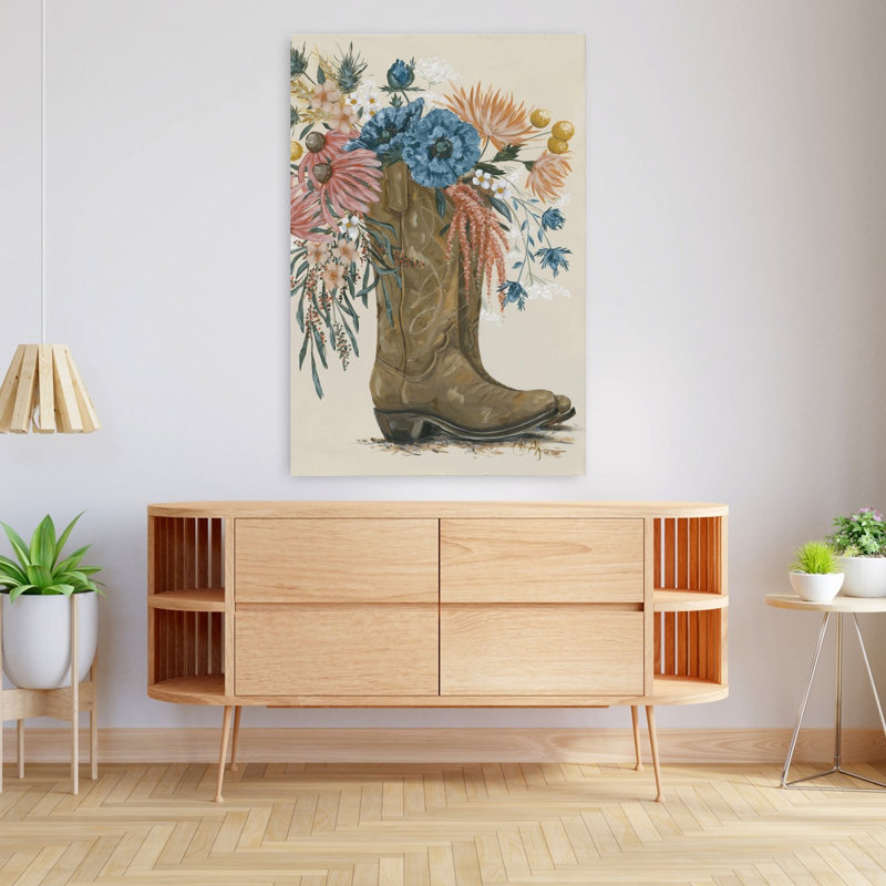 Art floral contemporain, H 48 po x l 32 po