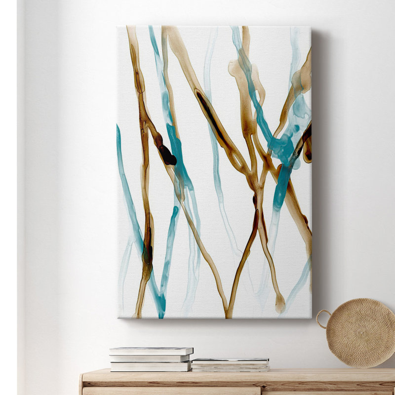 Runnel XVII - Impression sur toile tendue, H 60 po x l 40 po x P 1,5 po