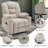 Power Lift Recliner Chair With Massage And Heat For Elderly, Overstuffed Wide Recliners, Heavy Duty Motion Mechanism With USB And Type C Ports, 2 Steel Cup Holders-1099474964