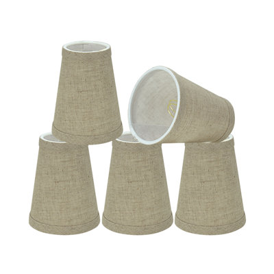 Glenshire 5'' H x 4'' W Fabric Empire Lamp Shade
