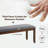 Caeron Linen Blend Upholstered Bench