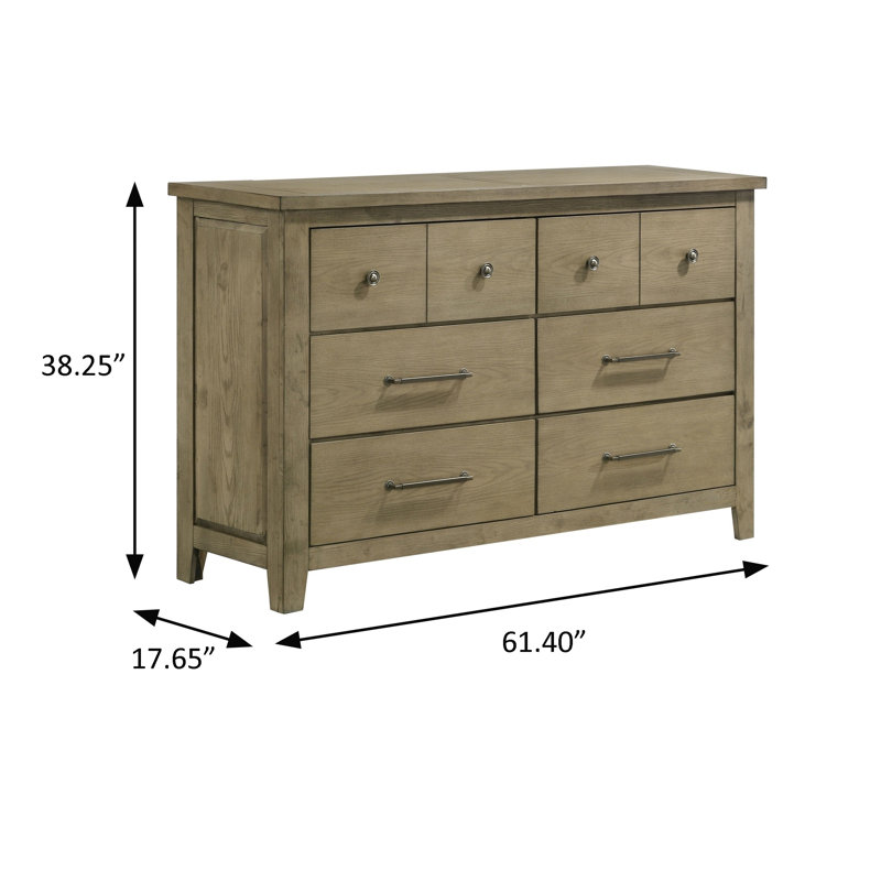 Commode rustique 61,40 ", chêne vignoble