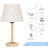 Jazmone Wood Table Lamp