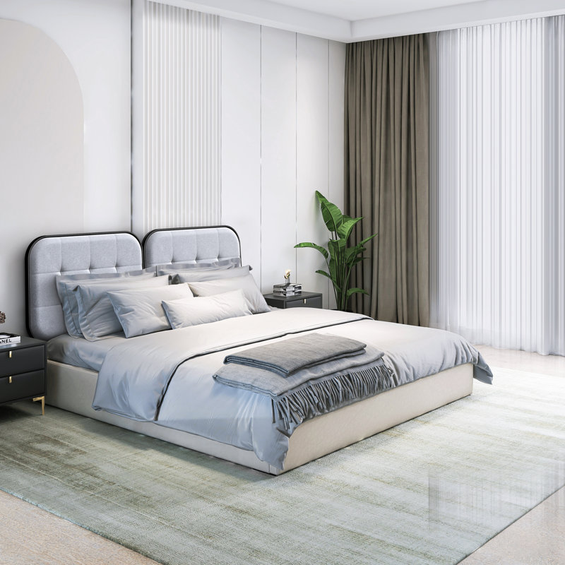 Turing Upholstered Velvet Panel Headboard, California King
