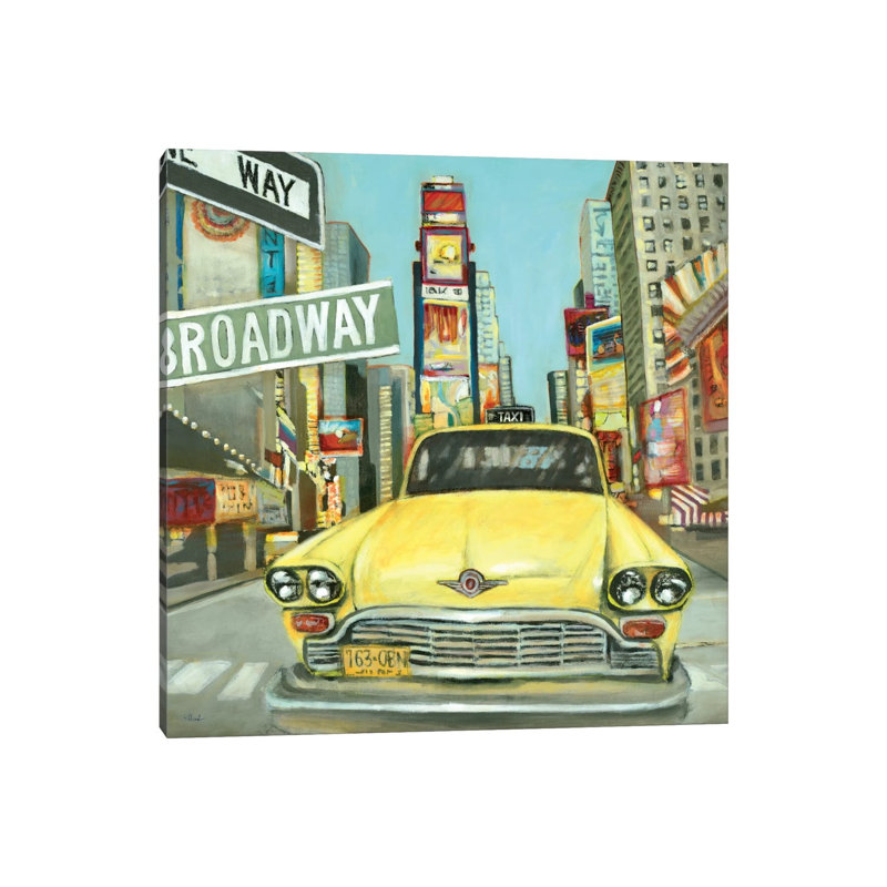 New York by Randy Hibberd - Wrapped Canvas Painting, 30.48 cm H x 30.48 cm W