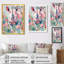 Reproduction d'art mural rose, rhinocéros vert, Meadows I - Rhinoceros-1197686479-1197686477