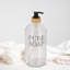 Distributeur de savon en verre et bambou PURE SOAP 34 FL OZ