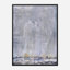 Blue Rain I - Artist Enhanced Canvas Print