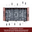 Dynasty 54.25'' Foosball Table