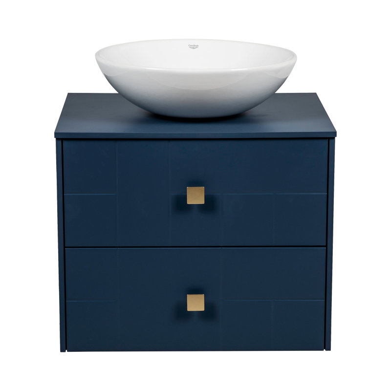 Meuble-lavabo autoportant avec lavabo Spruha-F_Modern, Bleu mat