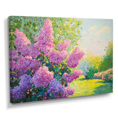 Lilac Gardens In The French Countryside II - Lilacs Print Wall Art