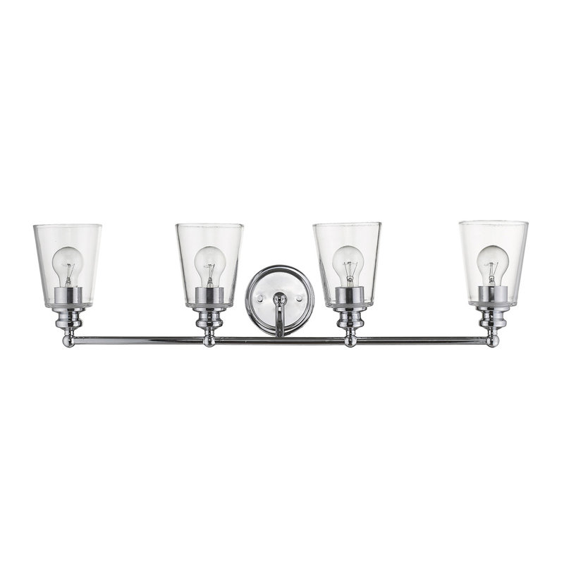 Hogue 4 - Light Dimmable Vanity Light, Chrome