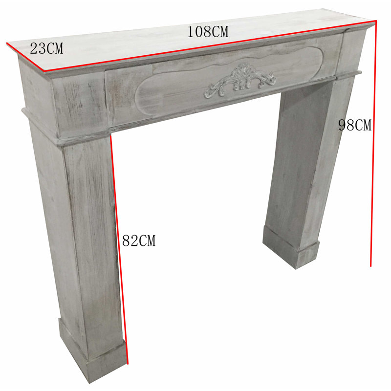 Wood Fireplace Surround