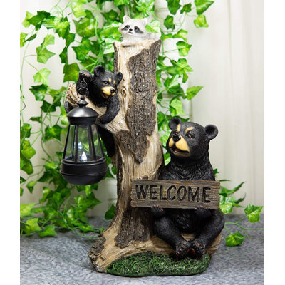 Janetzy 16.5'' Solar Powered Outdoor Lantern