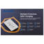 Chargeur mural USB avec prise de courant inviolable, plaque murale incluse, blanc (paquet de 10)