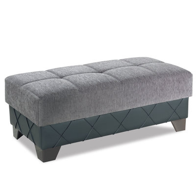 Olivo 48 in. Fabric Upholstered Ottoman