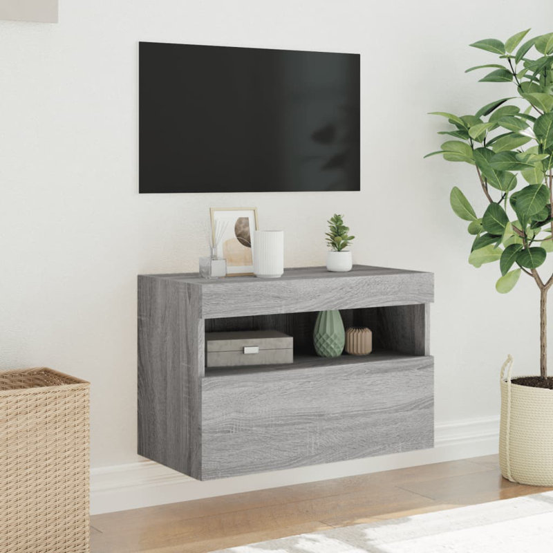 Calilynn TV Stand for TVs up to 24", Grey Sonoma