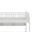 Twin Size Solid Wood Bunk Bed - 3 Storage Shelves & Left/Right Reversible Ladder-1227888742