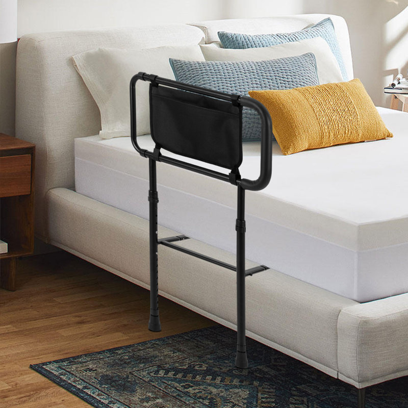 31.3'' H X 19.29'' L Adjustable Bedside Grab Bar Bedside Rail