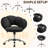 Boucle Upholstered Desk Chair-1990157752