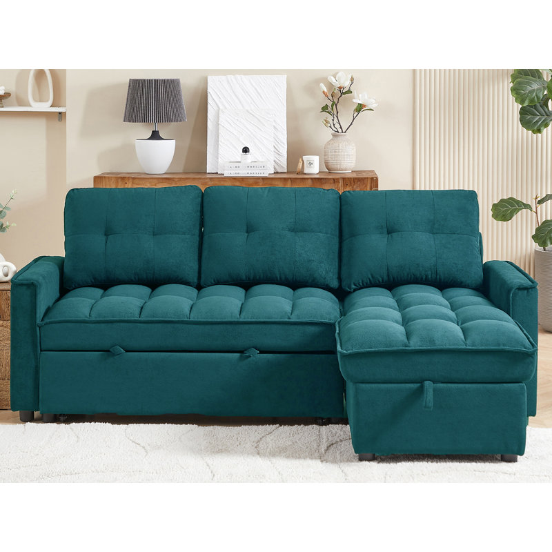 Canapé-lit de 71 po de largeur et peu encombrant, Green
