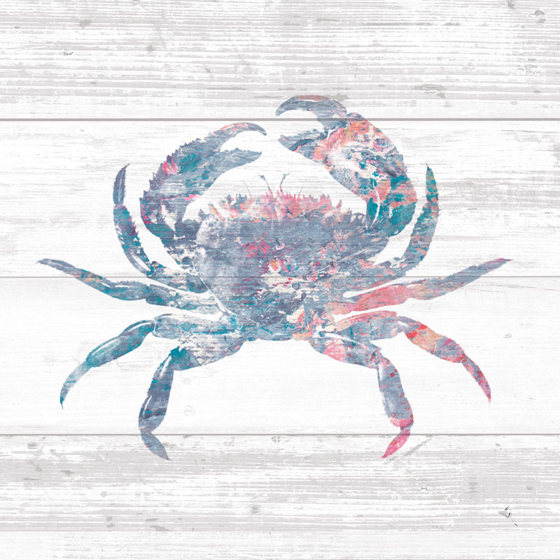 " Ocean Life I " by Sarah Adams Painting Print, 12" H x 12" W