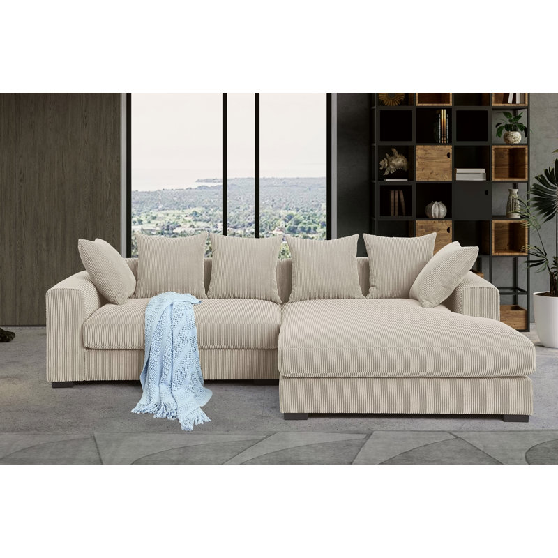 Canapé modulaire 3 pièces Naomi, Beige
