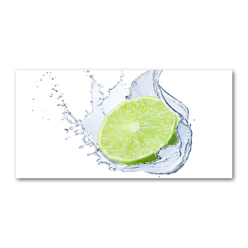 Lime - Wrapped Canvas Print, Glass, 70cm H x 100cm W