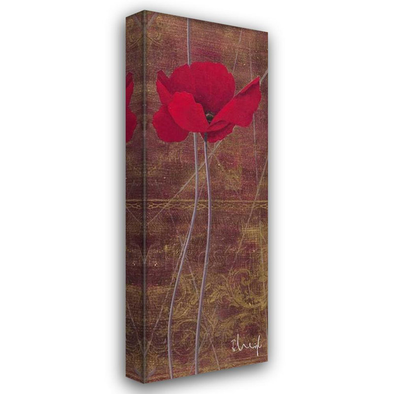Antique red I, 48'' H x 16'' W