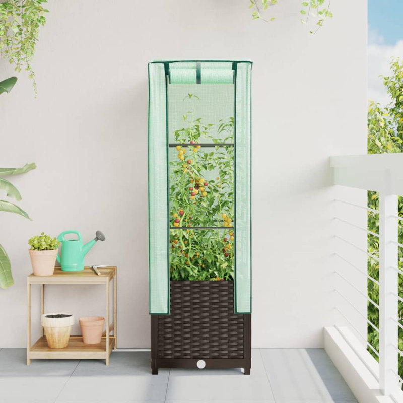 Cassandera Raised Garden Bed, Brown