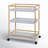 Ellie Bar Cart with Metal Outer Material-943011087