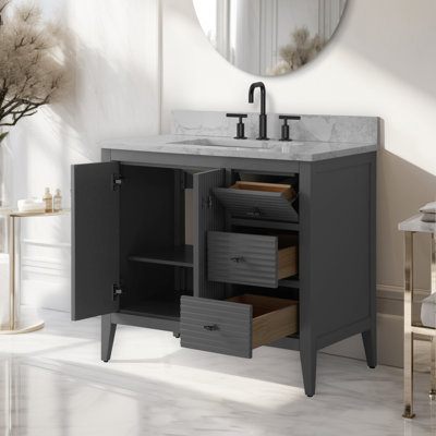 36" Single Bathroom Vanity Set