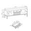 Leveta Unfinished TV Stand for TVs up to 88"