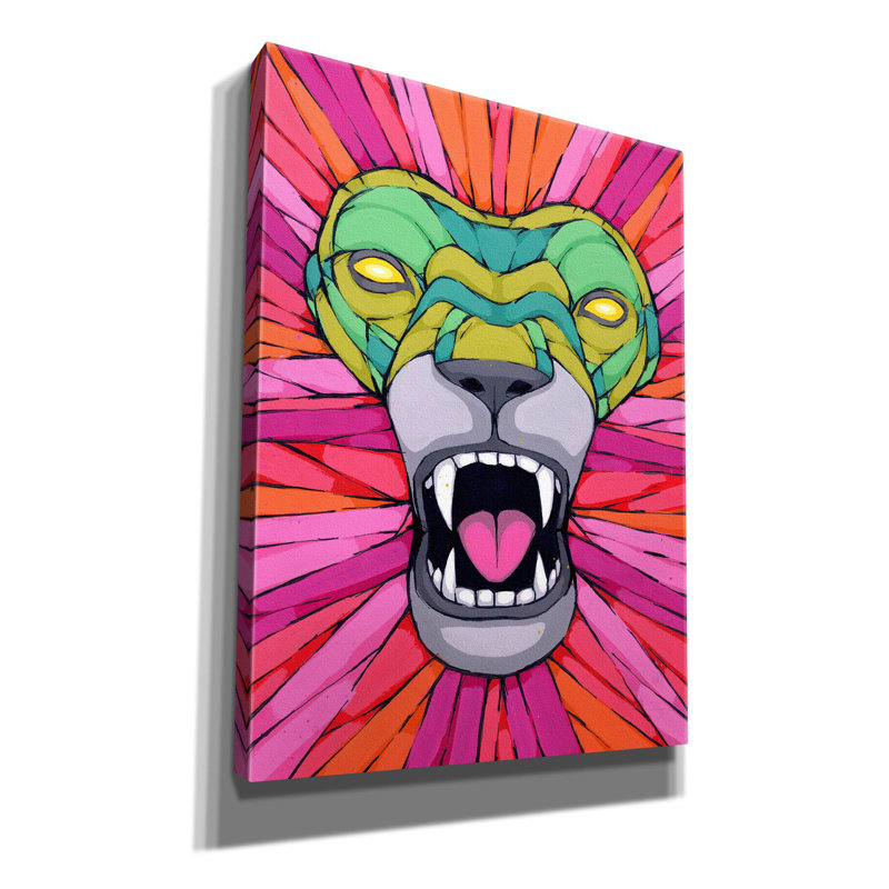 Sur toile, H 54 po x l 40 po x P 1,5 po