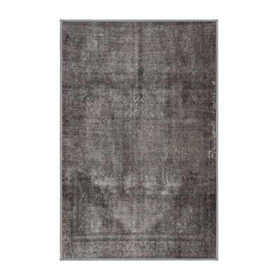 Tapis en laine brun