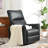 Rocking Recliner Chair With Overstuffed Seat For Bedroom Comfort 360 Swivel Living Room - Space Design-1053284089
