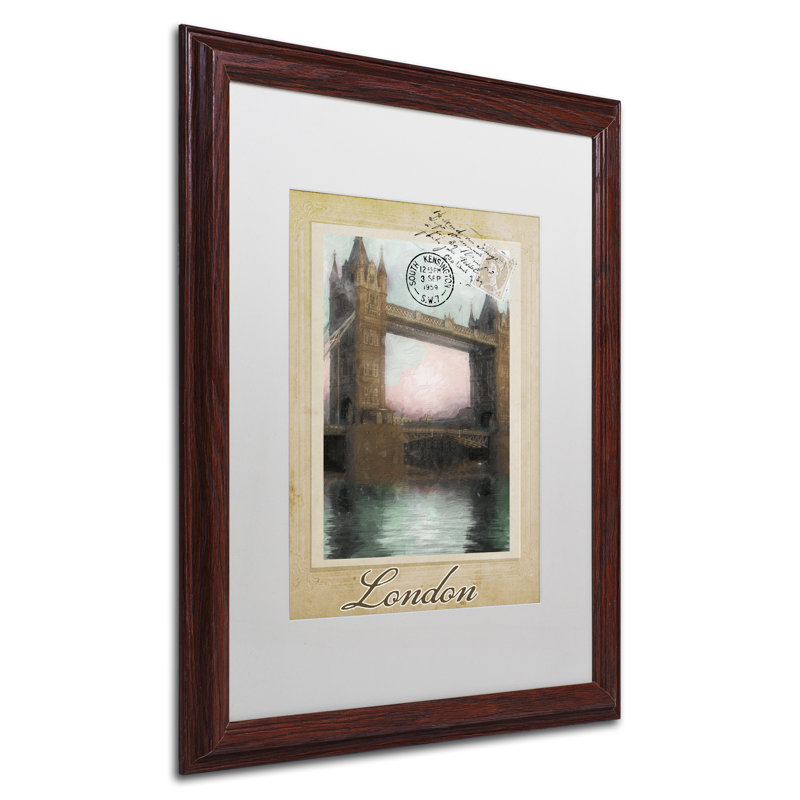 Jadaya «European Holiday III», impression encadrée, Blanc, H 20 po x l 16 po x P 0,5 po