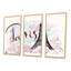 With With Paris Eiffel Tower - 3 pièces, cadre flottant, impression sur toile-652264053-652264042