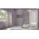 Unidoor Plus 54" W x 30.375" D x 72" H Frameless Pivot Rectangle Shower Enclosure with Fixed Panel