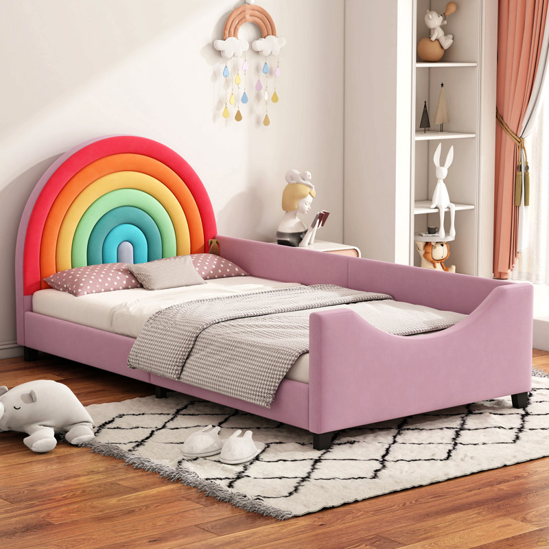 Lit de jour simple tapissier Rainbow