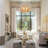 Bequette 4 - Light Dimmable Drum Chandelier Hand-woven Natural Rattan Bohemian Pendant-449067163