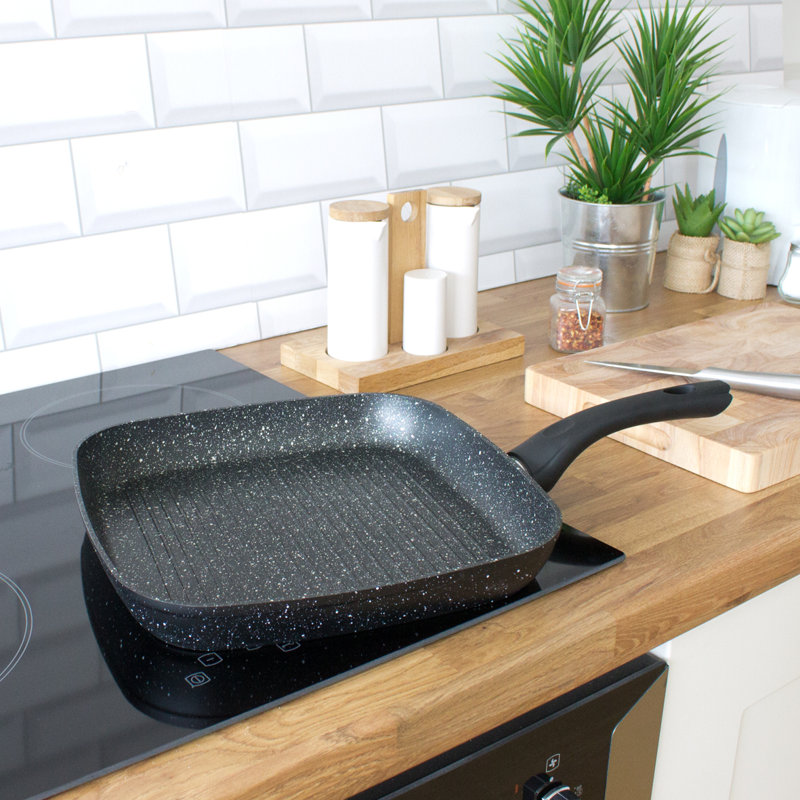 29cm Non-Stick Aluminum Grill Pan / Griddle Set