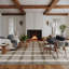Sundara Modern Plaid Indoor/Outdoor Rug-2130381973-2130421366