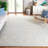 Abstract Hand Tufted Wool Geometric Rug-1725693415