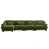 Velours vert olive