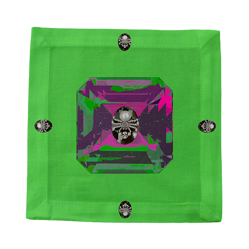 Square Napkins, Acid Green